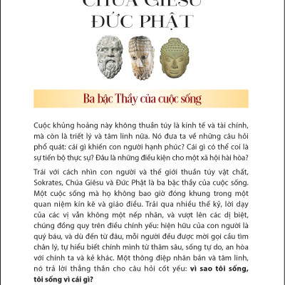 SOKRATES, CHÚA GIÊSU, ĐỨC PHẬT: Ba Bậc Thầy Của Cuộc Sống - Frédéric Lenoir - Võ Thị Xuân Sương dịch - (bìa mềm)