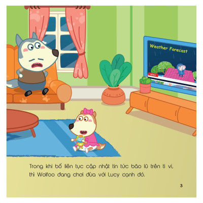 Kỹ Năng Sống - Cùng Wolfoo Rèn Kỹ Năng An Toàn - Khi Xảy Ra Lũ Lụt - Bản Quyền