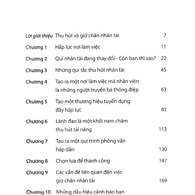 Thu Hút & Giữ Chân Nhân Tài - Vanlangbooks