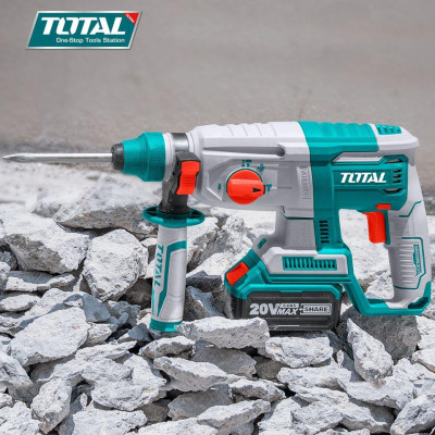 MÁY KHOAN ĐỤC DÙNG PIN 20V (KHÔNG KÈM PIN VÀ SẠC) TOTAL TRHLI20228 - HÀNG CHÍNH HÃNG