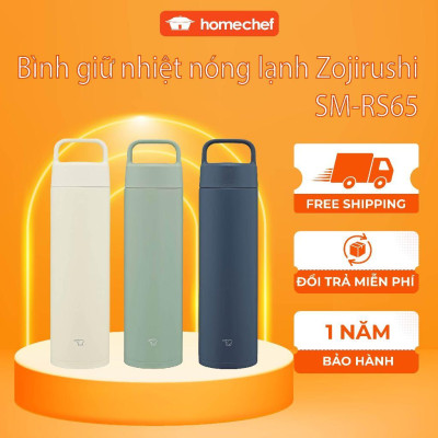Bình giữ nhiệt Zojirushi, bình giữ nhiệt Nhật Bản nóng lạnh 0.65L SM-RS65, bảo hành 1 năm