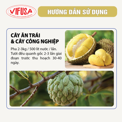 VIFUSA-K15 - Phân bón Kali hữu cơ can 20kg