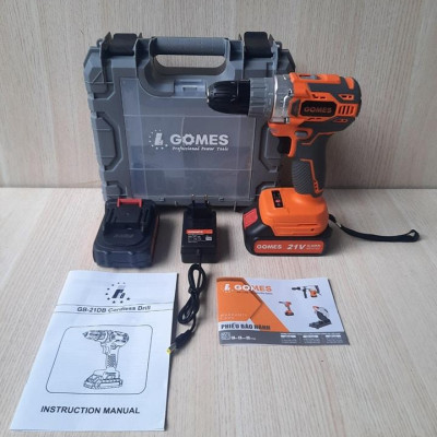 MÁY BẮT VÍT CHẠY PIN 21V GOMES GB-21DB - HÀNG CHÍNH HÃNG