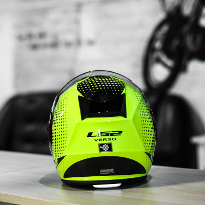 Mũ Bảo Hiểm 3/4 Hai Kính LS2 OF570 Verso