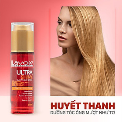 Serum Huyết Thanh Dưỡng Bóng Tóc Lavox 60ML