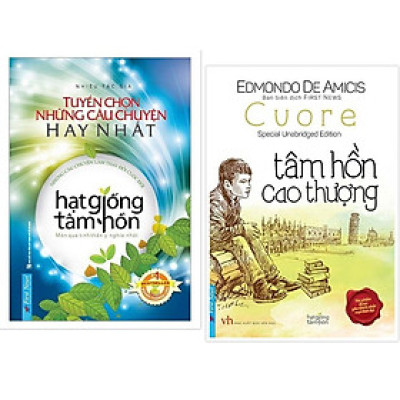 Sách - Combo Tuyển chọn những câu chuyện hay nhất Hạt giống tâm hồn + Tâm hồn cao thượng - FirstNews