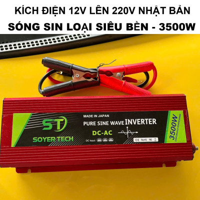 Kích Điện Nhật Bản 3500W Sóng Sin Chuẩn – Dùng Cho Gia Đình, Xe Hơi, Cực Ổn Định, ĐÈN TRANG TRÍ , ĐỒNG HỒ TREO TƯỜNG