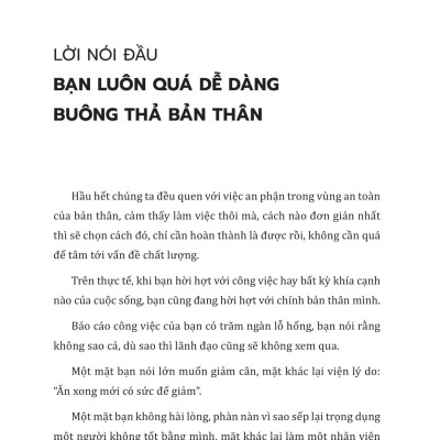 Không Sợ Thất Bại Chỉ Sợ Bạn Nuông Chiều Bản Thân Chưa Nỗ Lực Hết Mình