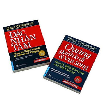 Sách - Combo Đắc nhân tâm  + Quẳng gánh lo đi & vui sống  - FirstNews