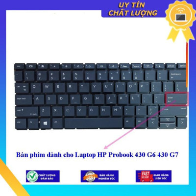 Bàn phím dùng cho Laptop HP Probook 430 G6 430 G7  - Hàng Nhập Khẩu New Seal