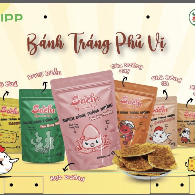 Bánh Tráng Nướng Vi Tôm Cay Sachi 45gram