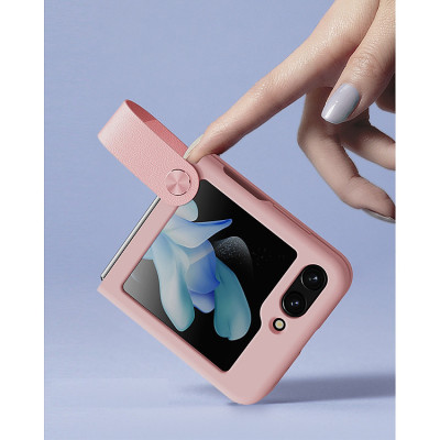 Ốp lưng cho Samsung Galaxy Z Flip 5 hiệu Nillkin Flex Flip chống bẩn siêu mịn bảo vệ toàn diện - hàng nhập khẩu