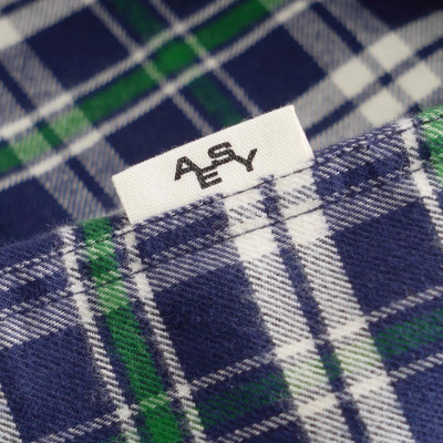 Áo sơ mi caro nam vải flannel. Fitted - ROUTINE 10F25SHL001