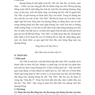 	Dạng Đề Cảm Nhận Đoạn Trích Thơ Ngữ Văn 12 _KV