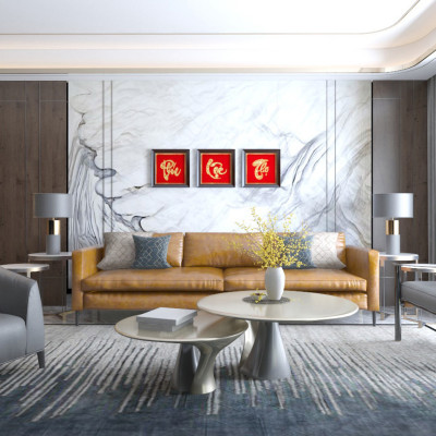 Tranh chữ Thọ mạ vàng 24K