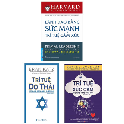Combo (3 Cuốn): Trí Tuệ Xúc Cảm Ứng Dụng Trong Công Việc (Tái Bản) + Lãnh Đạo Bằng Sức Mạnh Trí Tuệ Cảm Xúc + Trí Tuệ Do Thái (Tái Bản)