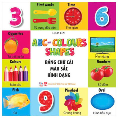 Sách - ABC-Colours-Shapes - Bảng Chữ Cái-Màu Sắc-Hình Dạng