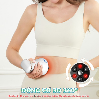 Máy massage toàn thân cầm tay Puli PL-671DC - Massage bụng, và thư giãn toàn thân