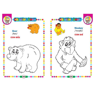 Sách - Bé Tập Tô Màu - Đồ Dùng Gia Đình - Song Ngữ Anh Việt - Minh Thắng