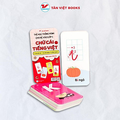 Sách - Bộ Thẻ Học Thông Minh Cho Bé Vào Lớp 1 - Tân Việt Books