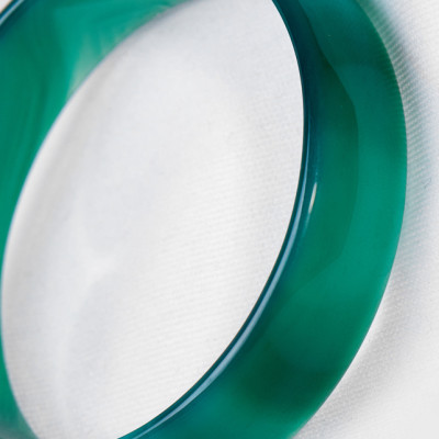 Vòng Mã Não Xanh Liền Khối Ngọc Quý Gemstones