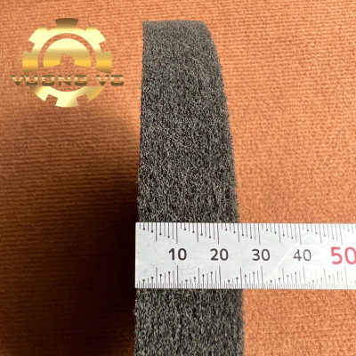 Bánh nỉ xám đánh bóng-bánh nỉ đánh bóng inox kích thước 150x25x16mm-150x50x16mm #240 (Gía đã bao gồm VAT)