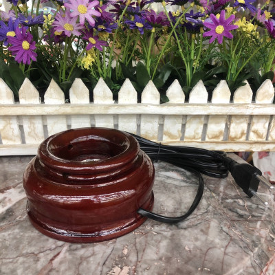 Chân đế đèn gỗ cho quả cầu đá phong thủy