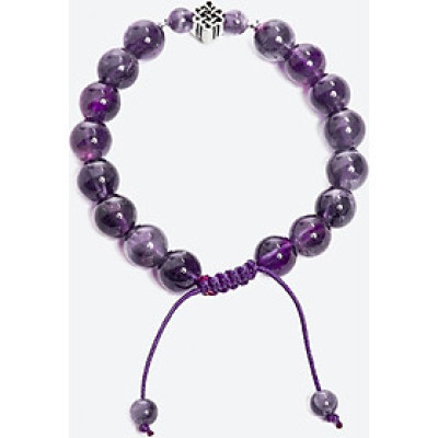 Vòng tay đá thiên nhiên mix charm đồng tâm bạc kết dây - Ngọc Quý Gemstones