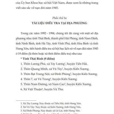 Sự thật về nạn đói năm 1945 (qua tư liệu và ký ức lịch sử)