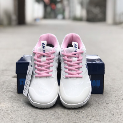 Giày cầu lông nữ Kumpoo G10, Lefus L019 chuyên cày sân betong, đếp kếp 2 lớp, da PU cao cấp