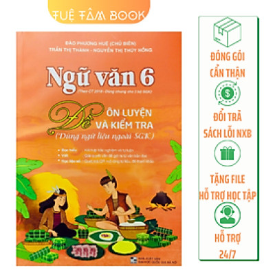 Sách - Đề ôn luyện và kiểm tra Ngữ Văn 6 (dùng ngữ liệu ngoài sách giáo khoa)