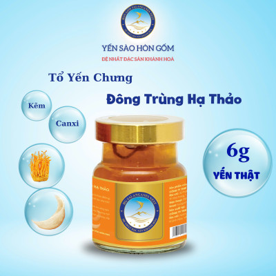 [Combo 30 Hũ] Tổ Yến Chưng Đông Trùng Hạ Thảo - Yến Sào Hòn Hốm Chính Hiệu Khánh Hoà - HGK NEST