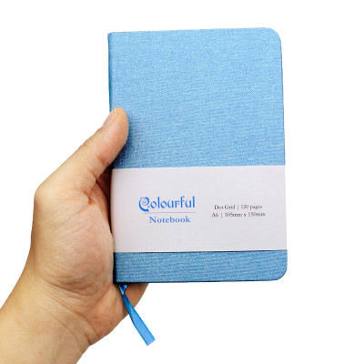 Sổ Colourful Notebook A6 - Dòng Kẻ Chấm - 120 Trang 100gsm - The Sun - Màu Xanh Biển