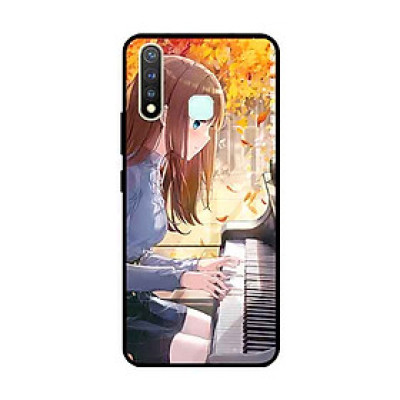 Ốp Lưng in cho Vivo Vivo Y19 /U3 /Y5s /U20 Mẫu Nàng Đánh Đàn Piano - Hàng Chính Hãng