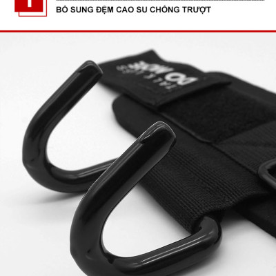 Dây kéo lưng trợ lực cổ tay AOLIKES 7642 nâng tạ tập gym sports fitness protection help wristbands