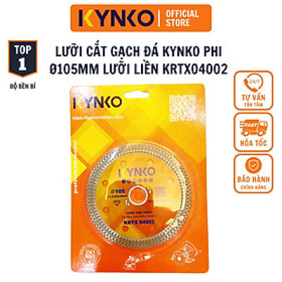 Lưỡi cắt gạch đá lưỡi liền phi Ø 105MM KRTX04002 chuyên cắt gạch, đá chất lượng cao chính hãng
