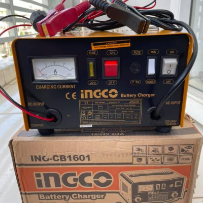 MÁY SẠC BÌNH ĐIỆN ẮC QUI INGCO ING-CB1601- HÀNG CHÍNH HÃNG