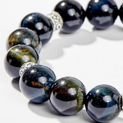 Vòng tay đá thiên nhiên phối tỳ hưu bạc - Ngọc Quý Gemstones