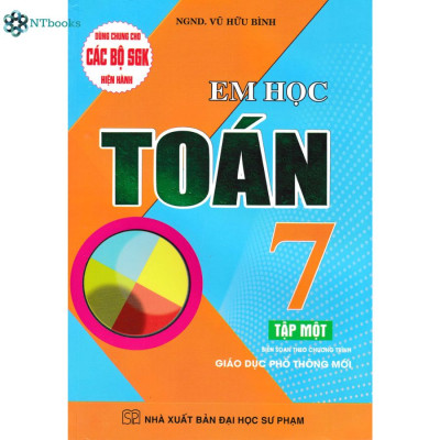 Combo 2 Cuốn Sách Em Học Toán Lớp 7 Tập 1 + Tập 2 (Dùng Chung Cho Các Bộ SGK Mới Hiện Hành)