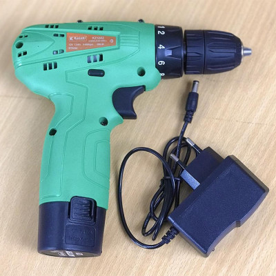 MÁY KHOAN PIN 12V HỘP NHỰA KAZAKI KZ12A2 (2 PIN, 1 SẠC)- HÀNG CHÍNH HÃNG