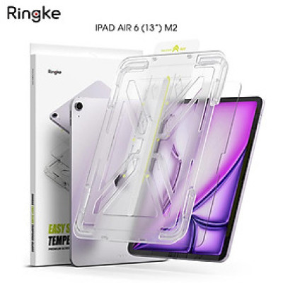 Dán màn hình cường lực dành cho iPad Air 6 11″ M3/M2/Air 6 13" M3/M2 RINGKE Easy Slide Tempered Glass - Hàng Chính Hãng