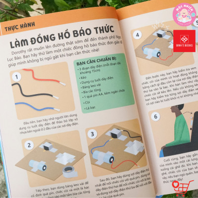 Sách - Khám phá và thực hành STEAM qua tác phẩm kinh điển - Lẻ cuốn 4 chủ đề - Đinh Tị Books