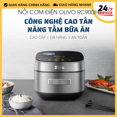 Nồi Cơm Điện Cao Tần OLIVO RC900IH – Lòng Nồi INOX 316L Cao Cấp- Hàng Chính Hãng