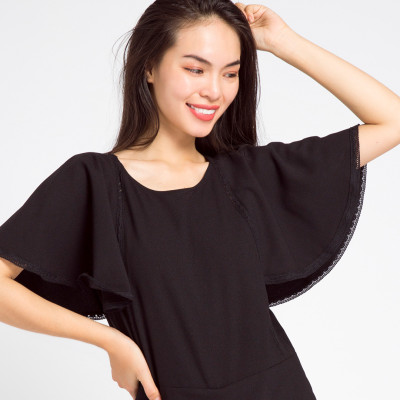 Áo Liền Quần Playsuits DRE073 (Đen Huyền Bí)