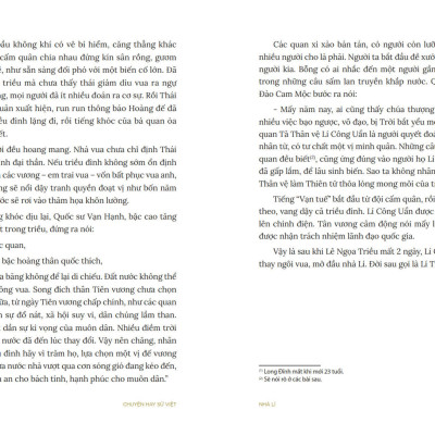 Chuyện Hay Sử Việt - Nhà Lí - Xây Nền Văn Hiến Quốc Gia