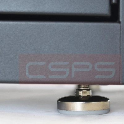 Tủ dụng cụ CSPS 61cm - 04 hộc kéo màu đen mặt ván gỗ kèm vách lưới