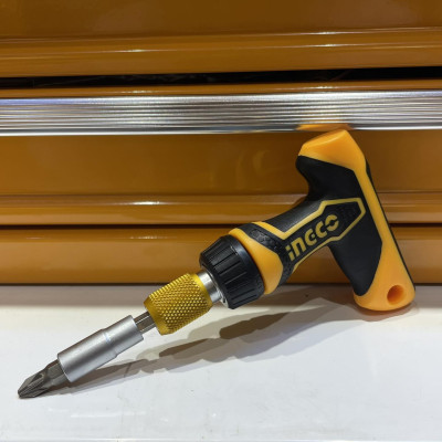 BỘ TUỐC NƠ VÍT TAY CẦM CHỮ T 18 CHI TIẾT INGCO HKSDB0188 - HÀNG CHÍNH HÃNG