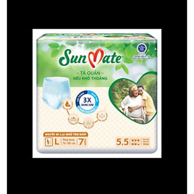 Tã quần Sunmate L7 - Tã Quần Người Lớn - Date luôn mới