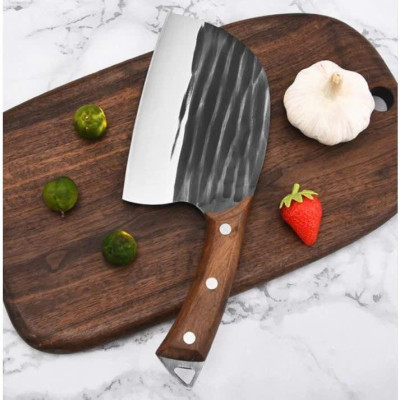 Dao chặt xương nhà bếp cao cấp Vân Búa Nhật Bản - Dao Chặt hầm hố nhật bản thiết kế thép không gỉ chuyên dùng để chặt