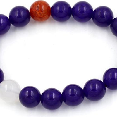 Vòng tay chuỗi hạt thạch anh tím 3 sao MS129